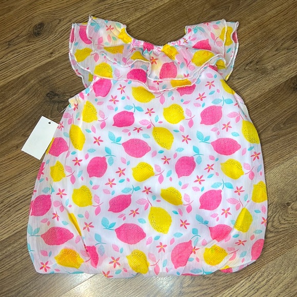 DDG Darlings Lemon Summery Balloon Dress Size 18 months. - Picture 3 of 4